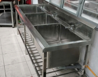 Kệ rửa chén bát - Inox nhà bè 